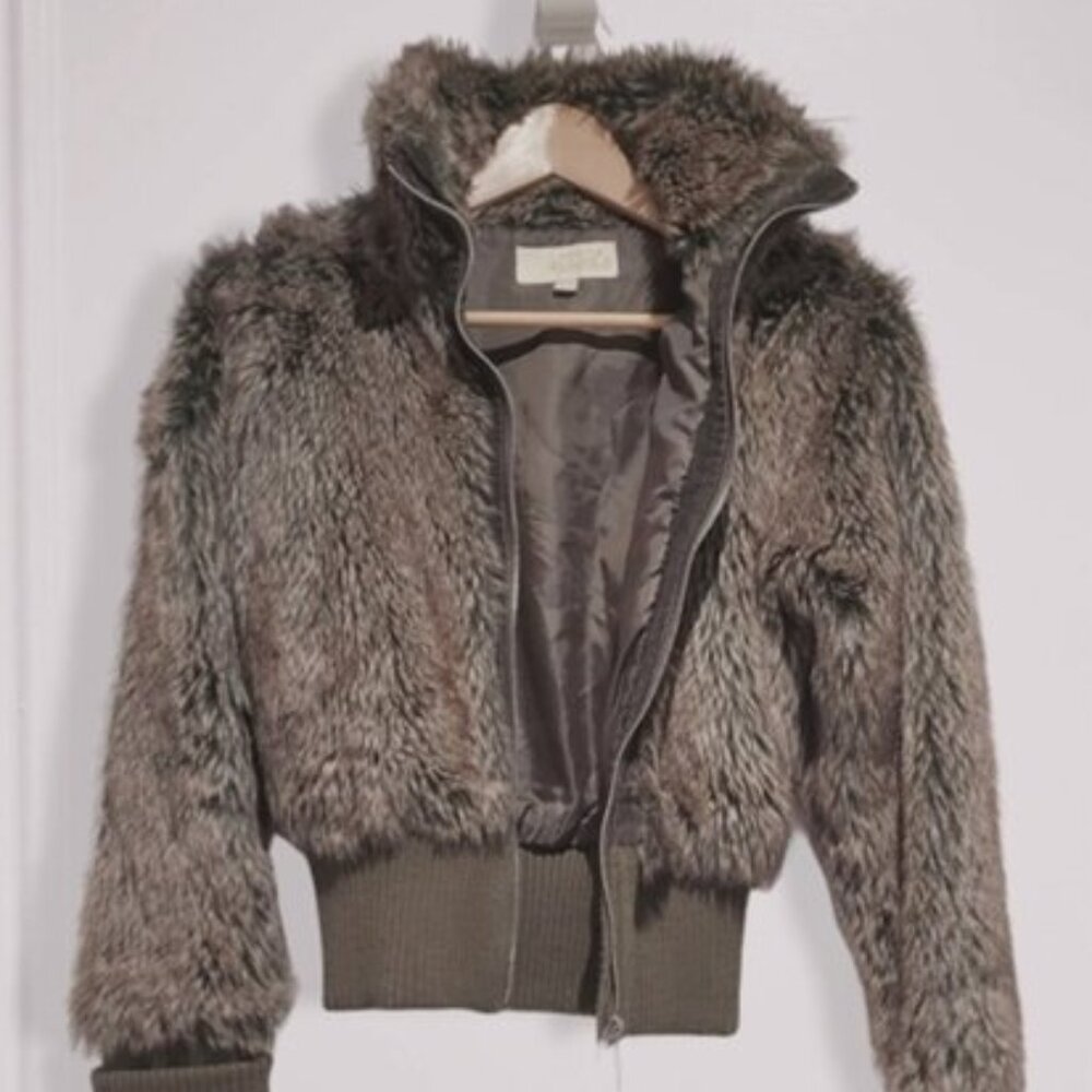 Vintage Y2K Faux Fur Teddy Jacket By Costa Blanca